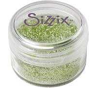 Sizzix 663875 - Glitter sottili biodegradabili, motivo: foglie verdi, per artigianato, biglietti, decorazioni e progetti fai da te, 12 g