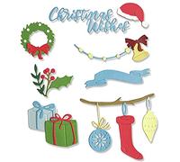 Sizzix 664702 - Set di fustelle Thinlits, 20 pezzi, decorazioni natalizie