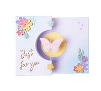 Sizzix 665074 Fustella Thinlits motivo farfalla confezione da 14