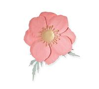 Sizzix 665081 Fustella Thinlits motivo: papavero islandese di Olivia Rose confezione da 3