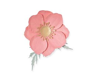 Sizzix 665081 Fustella Thinlits Motivo: Papavero Islandese di Olivia Rose Confezione da 3 Scrapbooking, Multicolor, Taglia unica