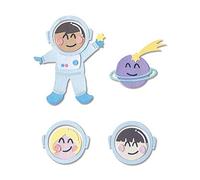 Sizzix 665090 Fustella Thinlits motivo astronauta di Olivia Rose 13 pezzi