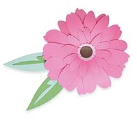 Sizzix 665334 - Set di fustelle Thinlits, 8 pezzi, motivo Gerbera Flower by Olivia Rose