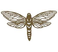 Sizzix 665434 - Fustella Thinlits, motivo tarme Prospective di Tim Holtz
