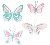 Sizzix Thinlits Die Set 29PK Farfalle a Motivi Geometrici di Jenna Rushforth | 665896 |Capitolo 2 2022, Multicolor, One Size