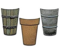 Sizzix Die-Potted #2 by Bigz-Fustella in Vaso #2 di Tim Holtz, 665438, Carta Metallo, Multicolor, Taglia unica