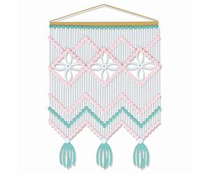 Sizzix by Chapter Thinlits Die Set 9PK Macramé Card Front di Jennifer Ogborn | 665892 |Capitolo 2 2022, Plastica Carta, Multicolor, One Size