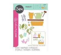 Sizzix Catherine Pooler - Set di fustelle 18 pezzi, motivo "Greenhouse Finds #2"