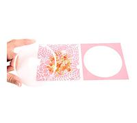 Sizzix Cupole Shaker 664190 Cerchio 8,9 cm 4 pz Chiaro