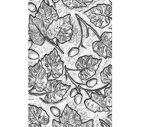 Sizzix D Texture Fades Goffratura Folder Acorns di Tim Holtz | 665772 | Capitolo 3 2022, Multicolor, One Size