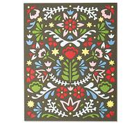 Sizzix Die Mask Fustella Thinlits 664478 Mascherina Folk by Lisa Jones, Taglia unica