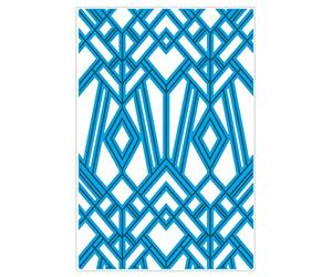 Sizzix Embossing Folder by Chapter Multi-Level Textured Impressions Cartella per goffratura Geo Diamonds di Lisa Jones | 665748 |Capitolo 2 2022, Carta, Multicolor, One Size