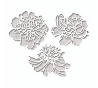 Sizzix Fiori di Ritaglio Fustella, Multicolore, Taglia Unica