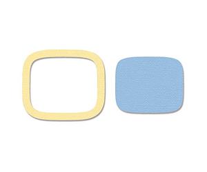 Sizzix Framelits 664526 - Set di fustelle rotonde, 2 pezzi