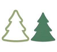 Sizzix Framelits 665255 - Set di 2 fustelle, multicolore