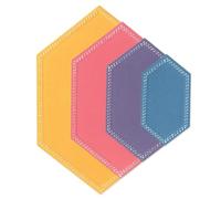 Sizzix Framelits - Fustelle con esagoni cuciti di Stacey Park, colore: Grigio 6