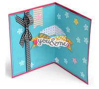 SIZZIX FRAMELITS Set Di Fustelle - 560145 S BARNARD Carta Con Bandiere Drop Ins