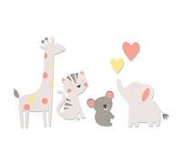 Sizzix Fustella Bigz 663863, Amici dello Zoo di Olivia Rose, Multicolore, Taglia unica