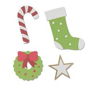 Sizzix Fustella Bigz 664592 Elementi stagionali by Kath Breen, Taglia unica