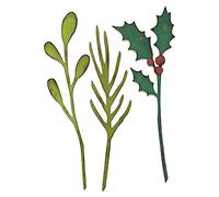 Sizzix Die Stems Fustella Bigz L 664757 Steli festivi by Tim Holtz, Taglia unica