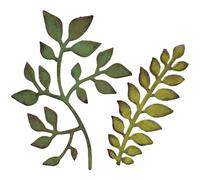 Sizzix Fustella Bigz Pino a Strati, Multicolor, Verdi Da Giardino