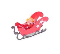 Sizzix Fustella Bigz Slitta di Babbo Natale 3D di Georgie Evans, Multicolore