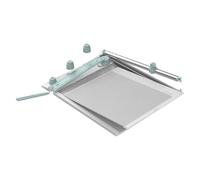 Sizzix Tabellone segnapunti e rifinitore (30 cm x 30 cm) | Strumento per Creare Buste, scatole 3D, Tagliare e misurare | 665797, Mint/White, One Size