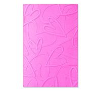 Sizzix Multi-Level Textured Impressions Embossing Folder Romantic di Jennifer Ogborn, 665738, Multicolor, One Size