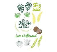 Sizzix Set di 18 timbri trasparenti Stay Wild di Catherine Pooler - NUOVO