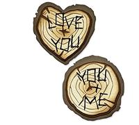 Thinlits Ritaglio di Legno fustelle metalliche per carta Big Shot Sizzix