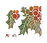 Sizzix Set di Fustelle Thinlits 4 pz 664738 Gambi di agrifoglio by Tim Holtz