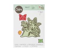 Sizzix Set di Fustelle Thinlits 662850 6 pz Fata Mistica by Jorli Perine, Multicolore, taglia unica