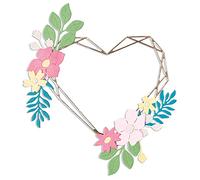 Sizzix Set di Fustelle Thinlits 9PK floreale Geo Heart Frame di Lisa Jones, 665478