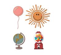 Sizzix Set di Fustelle Thinlits di Tim Holtz, Multicolore, Taglia unica, 6 unità