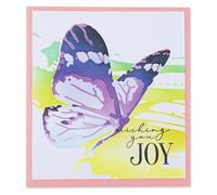 Sizzix Stencil a strati 4PK-Hummingbird by Olivia Rose, 665262, Multicolore