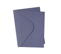Sizzix Surfacez Card & Busta Pack A6 Navy Francese 10PK | 665694 |Capitolo 2 2022, Multicolor, One Size