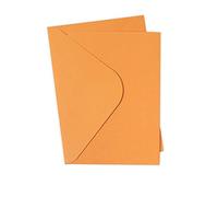Sizzix Surfacez Card & Buste Pack A6 Burnt Orange 10PK | 665691 |Capitolo 2 2022, Multicolor, One Size