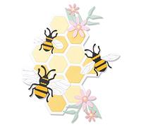 Sizzix by Chapter Thinlits Die Set 11PK Bee Hive di Olivia Rose | 665880 |Capitolo 2 2022, Plastica Carta, Multicolor, One Size