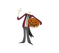 Sizzix Thinlits Die Set 11PK Pumpkinhead, Colorize di Tim Holtz, 665553, Testa di Zucca, Taglia unica