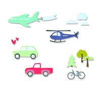 Sizzix Thinlits Die Set 13PK Collezione di trasporto di Jamie Steel | 665899 |Capitolo 2 2022