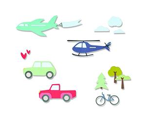 Sizzix Thinlits Die Set 13PK Collezione di trasporto di Jamie Steel | 665899 |Capitolo 2 2022