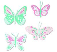 Sizzix Thinlits Die Set 29PK Farfalle a Motivi Geometrici di Jenna Rushforth | 665896 |Capitolo 2 2022, Multicolor, One Size
