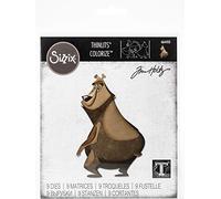 Sizzix Thinlits Die Set 9 Pack 664410 Theodore, Colorize by Tim Holtz Fustelle 9 pz Teodoro, Multicolore, Taglia unica