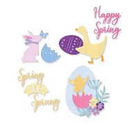 Sizzix Thinlits Dies by Olivia Rose 15/Pkg-Spring Has Sprung