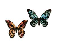 Sizzix Thinlits Fustella 4 Pezzi Mini Farfalle Dettagliate, Steel, Multicolored, 19.1x14.4x0.4 cm, 6 unità