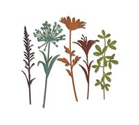 Sizzix Thinlits Fustella, Steli di Wildflower