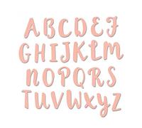 Sizzix Thinlits Fustelle Alfabeto a Pennello, Lettere Maiuscole