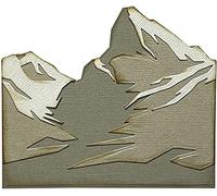 Sizzix Die 25PK Stacked Tiles Triangles Set di Fustelle Thinlits 25 pz 664748 Tessere impilate, by Tim Holtz, Triangoli di Piastrelle, Taglia unica