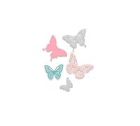 Sizzix Thinlits - Set di fustelle da taglio con farfalle di Sophie Guilar, 5 pezzi