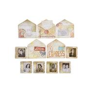 Sizzix Thinlits Set di Fustelle Dettagliate di Tim Holtz per Etichette Vintage e Lavori di Natura - Specimen - 54 Pezzi